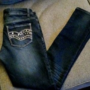 Black Crystal jeans for women